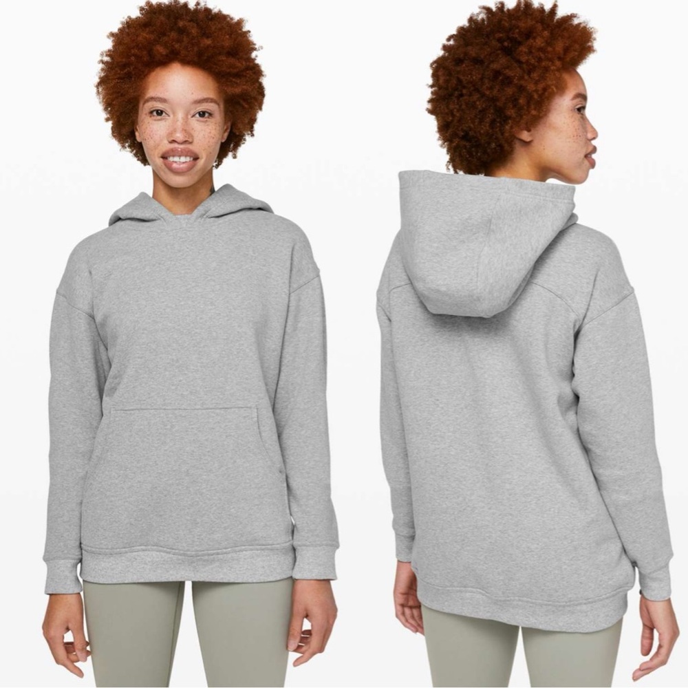 Lululemon All Yours Long Sleeve Sweatshirt Hoodie Gray